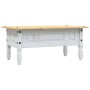 Mesa de centro Corona Range pino mexicano blanco 100x55x44 cm en Mesas de centro | Comprar online en Foru.es