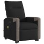Sillón de masaje eléctrico reclinable elevable tela negro en Sillones | Comprar online en Foru.es