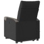 Sillón de masaje eléctrico reclinable elevable tela negro en Sillones | Comprar online en Foru.es