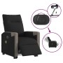 Sillón de masaje eléctrico reclinable elevable tela negro en Sillones | Comprar online en Foru.es