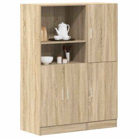 Set de muebles de cocina 2 pzas madera ingeniería roble sonoma en Estanterías | Comprar online en Foru.es