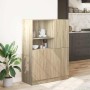 Set de muebles de cocina 2 pzas madera ingeniería roble sonoma en Estanterías | Comprar online en Foru.es