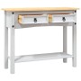 Mesa consola Corona Range de pino mexicano blanco 90x34,5x73 cm en Mesas auxiliares | Comprar online en Foru.es