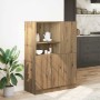 Set de muebles cocina 2 pzas madera ingeniería roble artesanal en Estanterías | Comprar online en Foru.es