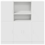 Mueble de cocina 3 piezas madera contrachapada blanca en Estanterías | Comprar online en Foru.es