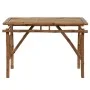 Mesa plegable de jardín de bambú 115x50x75 cm de vidaXL, Mesas de jardín - Ref: Foro24-341745, Precio: 112,24 €, Descuento: %