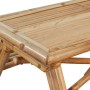 Mesa de pícnic de bambú 115x115x81 cm de vidaXL, Mesas de jardín - Ref: Foro24-341754, Precio: 139,04 €, Descuento: %