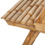 Mesa de pícnic de bambú 115x115x81 cm de vidaXL, Mesas de jardín - Ref: Foro24-341754, Precio: 139,04 €, Descuento: %