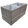 Jardinera ratán sintético gris 157x80x80 cm de vidaXL, Maceteros y jardineras - Ref: Foro24-319178, Precio: 128,55 €, Descuen...