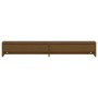 Soporte de monitor madera maciza pino marrón miel 100x27x15 cm de vidaXL, Bases y elevadores para ordenadores - Ref: Foro24-8...