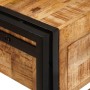 Mesas consola con cajón 2 pcs Marrón Madera de mango maciza en Mesas consola | Comprar online en Foru.es