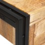 Mesas consola con cajón 2 pcs Marrón Madera de mango maciza en Mesas consola | Comprar online en Foru.es