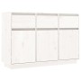 Aparador de madera maciza de pino blanco 110x34x75 cm de vidaXL, Aparadores - Ref: Foro24-813815, Precio: 150,60 €, Descuento: %