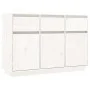 Aparador de madera maciza de pino blanco 110x34x75 cm de vidaXL, Aparadores - Ref: Foro24-813815, Precio: 145,18 €, Descuento: %