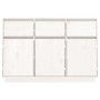 Aparador de madera maciza de pino blanco 110x34x75 cm de vidaXL, Aparadores - Ref: Foro24-813815, Precio: 150,60 €, Descuento: %