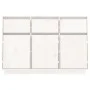 Aparador de madera maciza de pino blanco 110x34x75 cm de vidaXL, Aparadores - Ref: Foro24-813815, Precio: 145,18 €, Descuento: %