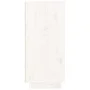 Aparador de madera maciza de pino blanco 110x34x75 cm de vidaXL, Aparadores - Ref: Foro24-813815, Precio: 145,18 €, Descuento: %