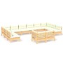 Muebles de jardín 12 piezas y cojines madera maciza de pino de vidaXL, Conjuntos de jardín - Ref: Foro24-3097271, Precio: 957...