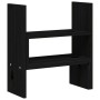 Soporte para monitor madera maciza pino negro (39-72)x17x43 cm de vidaXL, Bases y elevadores para ordenadores - Ref: Foro24-8...