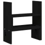 Soporte para monitor madera maciza pino negro (39-72)x17x43 cm de vidaXL, Bases y elevadores para ordenadores - Ref: Foro24-8...