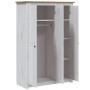 Armario de 3 puertas pino Panamá Range blanco 118x50x171,5 cm en Armarios roperos | Comprar online en Foru.es