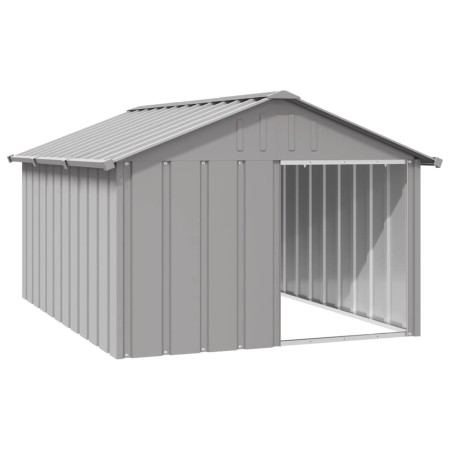 Casa para perros acero galvanizado gris 116,5x153x81,5 cm de vidaXL, Casetas para perros - Ref: Foro24-171543, Precio: 123,48...