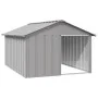 Casa para perros acero galvanizado gris 116,5x153x81,5 cm de vidaXL, Casetas para perros - Ref: Foro24-171543, Precio: 116,29...