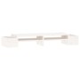 Soporte para monitor madera maciza pino blanco 100x27,5x15 cm de vidaXL, Bases y elevadores para ordenadores - Ref: Foro24-81...