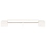 Soporte para monitor madera maciza pino blanco 100x27,5x15 cm de vidaXL, Bases y elevadores para ordenadores - Ref: Foro24-81...