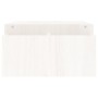 Soporte para monitor madera maciza pino blanco 100x27,5x15 cm de vidaXL, Bases y elevadores para ordenadores - Ref: Foro24-81...