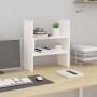 Soporte para monitor madera maciza pino blanco (39-72)x17x43 cm de vidaXL, Bases y elevadores para ordenadores - Ref: Foro24-...