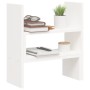 Soporte para monitor madera maciza pino blanco (39-72)x17x43 cm de vidaXL, Bases y elevadores para ordenadores - Ref: Foro24-...