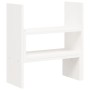Soporte para monitor madera maciza pino blanco (39-72)x17x43 cm de vidaXL, Bases y elevadores para ordenadores - Ref: Foro24-...