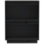 Mesa consola de madera maciza de pino negro 60x34x75 cm de vidaXL, Aparadores - Ref: Foro24-813823, Precio: 47,08 €, Descuent...