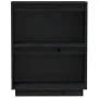 Mesa consola de madera maciza de pino negro 60x34x75 cm de vidaXL, Aparadores - Ref: Foro24-813823, Precio: 46,60 €, Descuent...