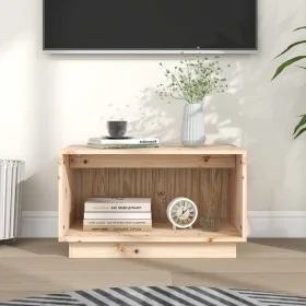 Mueble de TV de madera maciza de pino 60x35x35 cm de vidaXL, Muebles TV - Ref: Foro24-813824, Precio: 36,99 €, Descuento: %