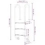 Escalera para piscina acero inoxidable 304 54x38x158 cm de vidaXL, Escaleras y rampas de piscina - Ref: Foro24-93458, Precio:...