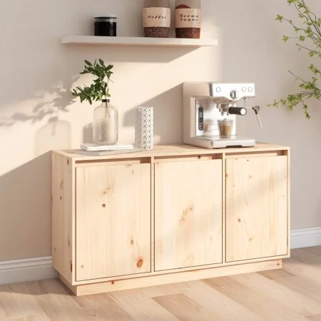 Aparador de madera maciza de pino 111x34x60 cm de vidaXL, Aparadores - Ref: Foro24-813809, Precio: 139,88 €, Descuento: %