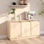 Aparador de madera maciza de pino 111x34x60 cm de vidaXL, Aparadores - Ref: Foro24-813809, Precio: 139,88 €, Descuento: %