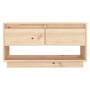 Mueble de TV de madera maciza de pino 74x34x40 cm de vidaXL, Muebles TV - Ref: Foro24-813839, Precio: 43,27 €, Descuento: %