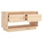 Mueble de TV de madera maciza de pino 74x34x40 cm de vidaXL, Muebles TV - Ref: Foro24-813839, Precio: 43,27 €, Descuento: %