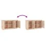 Aparador de madera maciza de pino 111x34x60 cm de vidaXL, Aparadores - Ref: Foro24-813809, Precio: 139,88 €, Descuento: %
