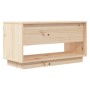 Mueble de TV de madera maciza de pino 74x34x40 cm de vidaXL, Muebles TV - Ref: Foro24-813839, Precio: 43,27 €, Descuento: %