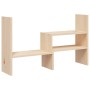 Soporte para monitor madera maciza de pino (39-72)x17x43 cm de vidaXL, Bases y elevadores para ordenadores - Ref: Foro24-8140...