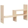 Soporte para monitor madera maciza de pino (39-72)x17x43 cm de vidaXL, Bases y elevadores para ordenadores - Ref: Foro24-8140...