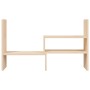 Soporte para monitor madera maciza de pino (39-72)x17x43 cm de vidaXL, Bases y elevadores para ordenadores - Ref: Foro24-8140...