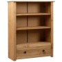 Librería de madera maciza de pino estilo Panamá 80x35x110 cm en Librerías y estanterías | Comprar online en Foru.es