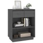 Mesa consola de madera maciza de pino gris 60x34x75 cm de vidaXL, Aparadores - Ref: Foro24-813836, Precio: 62,50 €, Descuento: %