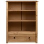 Librería de madera maciza de pino estilo Panamá 80x35x110 cm en Librerías y estanterías | Comprar online en Foru.es
