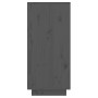 Mesa consola de madera maciza de pino gris 60x34x75 cm de vidaXL, Aparadores - Ref: Foro24-813836, Precio: 62,50 €, Descuento: %